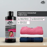 Silicone fabric softener / smooth and shiny fabric finish / long-lasting softness, Reduces ironing effort - 200 GM