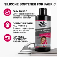 Silicone fabric softener / smooth and shiny fabric finish / long-lasting softness, Reduces ironing effort - 1 KG