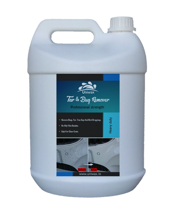 Uniwax Tar & Bug Remover Spray - Fast-Acting Formula for Windshields, Bumpers & Paint, Safe on All Surfaces. - 5 liter
