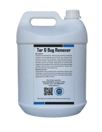 Uniwax Tar & Bug Remover Spray - Fast-Acting Formula for Windshields, Bumpers & Paint, Safe on All Surfaces. - 5 liter