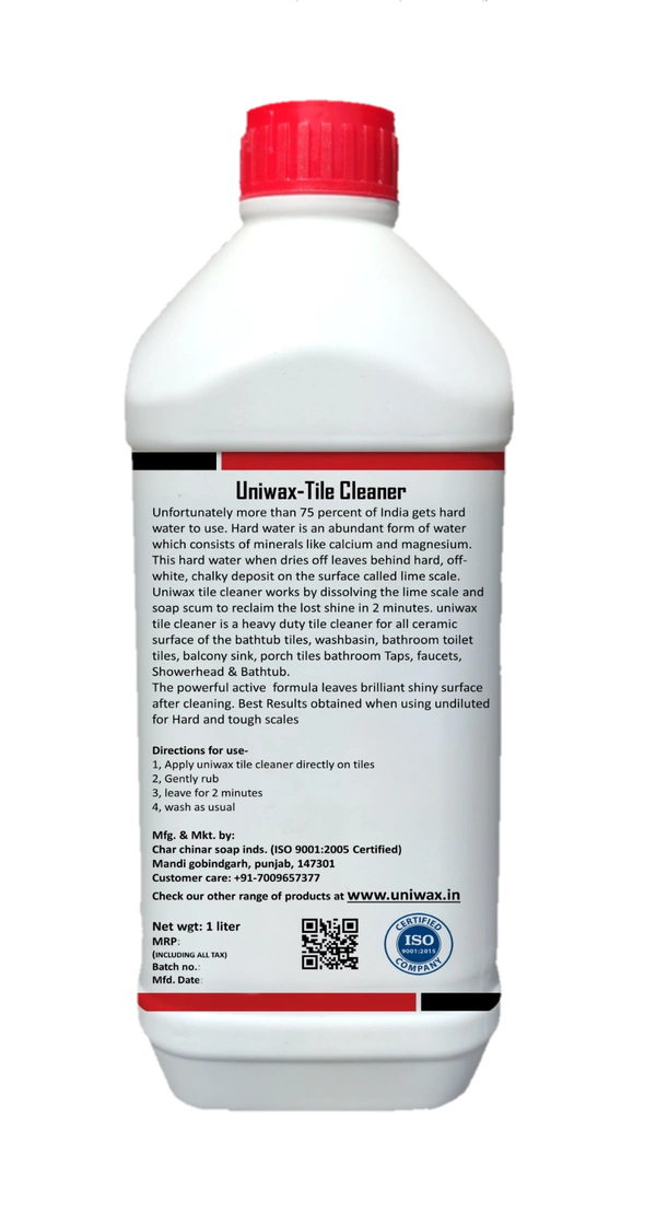 uniwax Tile/Tap/Ceramic Hard stain remover and shiner - 1kg