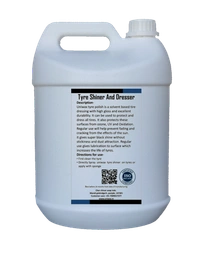 Uniwax Tyre Polish Liquid - Premium Gloss & Protection for All Vehicles,Instant Shine, Dust & Dirt Repellent, Long-Lasting Formula - 5kg