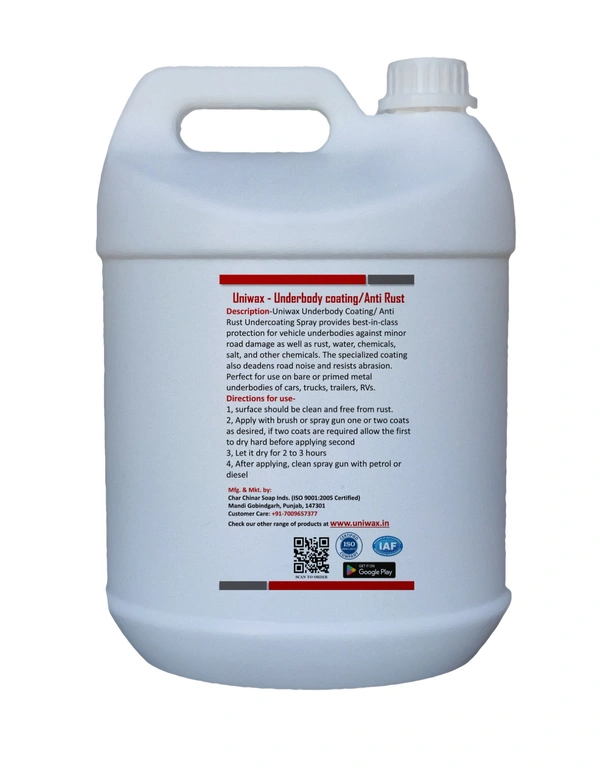 Uniwax Car underbody coating / Anti rust - 5kg