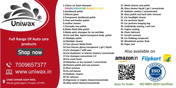 Uniwax APC - All-Purpose Cleaner for Home, Kitchen, Car & Office, Powerful Degreaser & Automotive Use - 1kg
