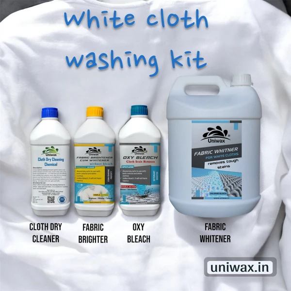 White cloth washing kit fabric shiner fabric whitener and stain remover