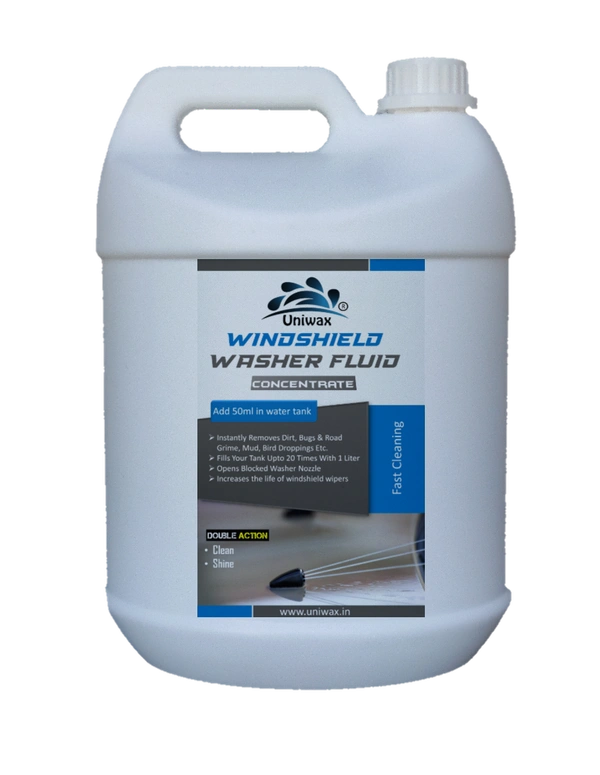 Uniwax All-Season Windshield Washer Fluid  Concentrated Cleaner for Cars, Removes Dirt & BugsUniwax All-Season Windshield Washer Fluid Concentrated Cleaner for Cars, Removes Dirt & Bugs - 5kg