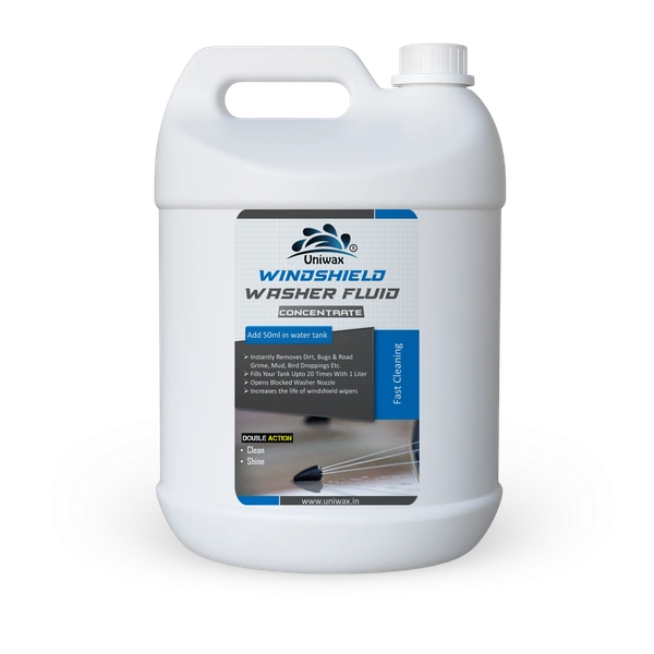 Uniwax All-Season Windshield Washer Fluid  Concentrated Cleaner for Cars, Removes Dirt & BugsUniwax All-Season Windshield Washer Fluid Concentrated Cleaner for Cars, Removes Dirt & Bugs - 5kg