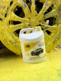 Uniwax  yellow color foam wash with wax colour foam car wash shampoo - 5kg, Yellow