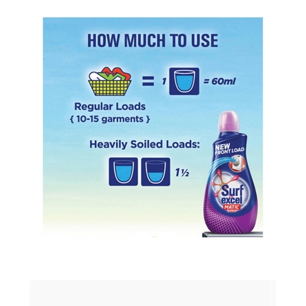 Surf Excel Front Load Liquid - 500ml