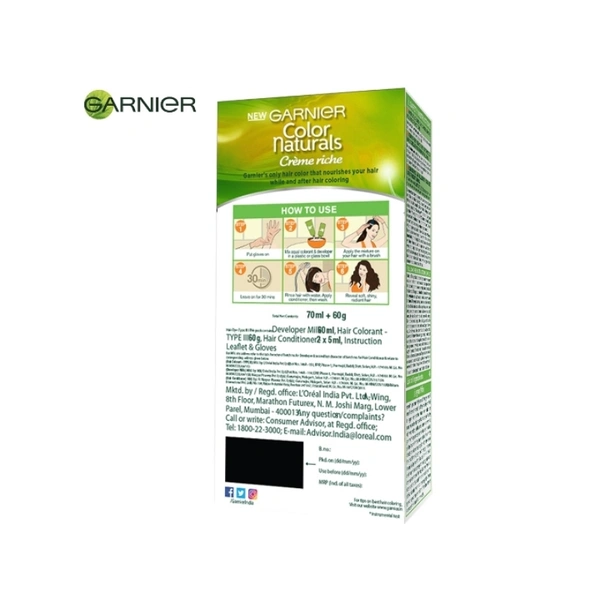 Garnier Color Naturals Black - 60ml