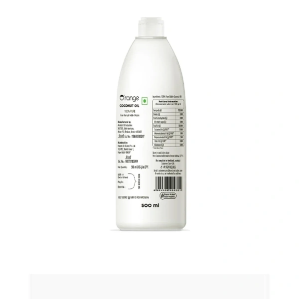 Orange Pure Coconut Oil - 500ml