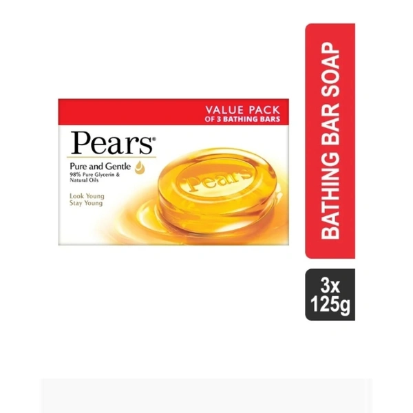 Pears Value Box  - 3x125gm