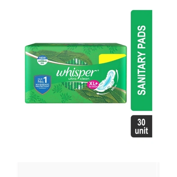 Whisper Ultra Clean - 30pads