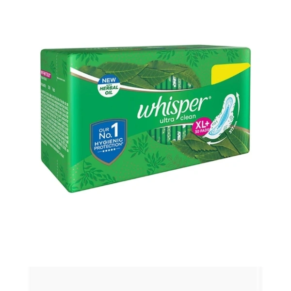 Whisper Ultra Clean - 30pads