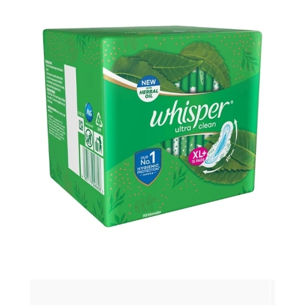 Whisper Ultra Clean - 15pads