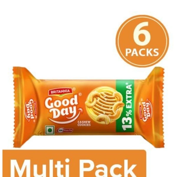Good Day Cashew Biscuits - 6x80g
