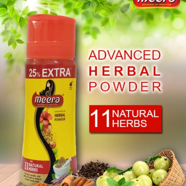 Meera Herbal Powder Jar - 150g