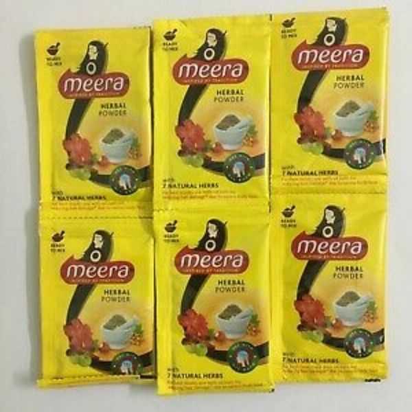 Meera Sikhai Powder Sachets (6pcs) - 6pcs