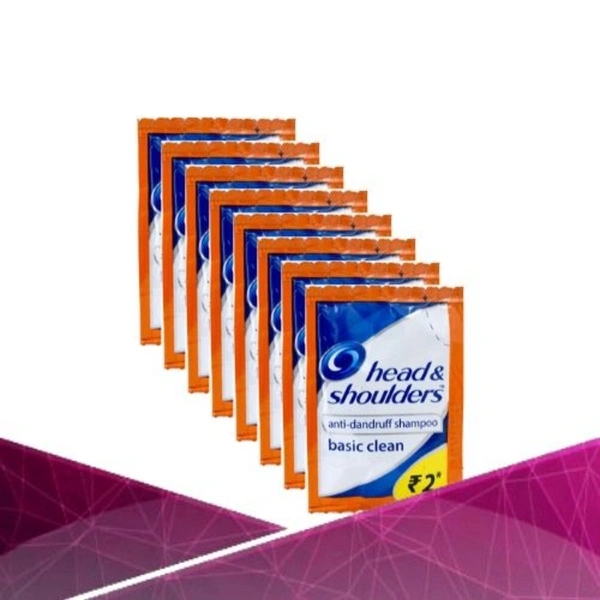 Head & Shoulder Sachets Pack Of 18pcs  - Rs.2 x 18pcs, orange colour