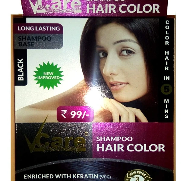V Care Hair Colour Shampoo - 25ml