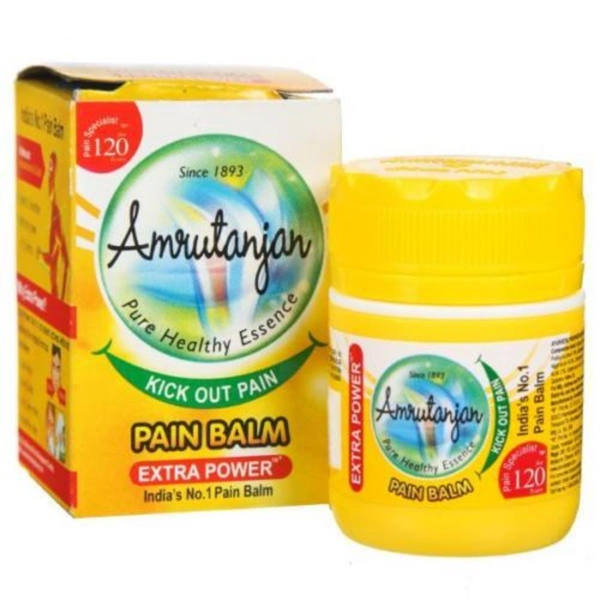 Amrutanjan Strong Pain Balm (Yellow) - 8ml
