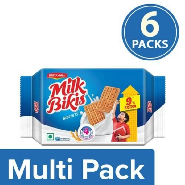 Milk Bikis Biscuits - 6x80g