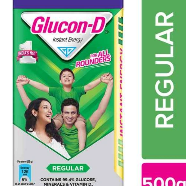 Glucon D Regular Green - 450g+50g free