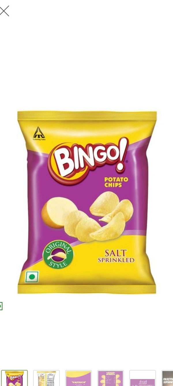 Bingo Potato Chips Salt