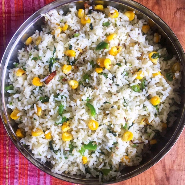 Corn Capsicum Rice