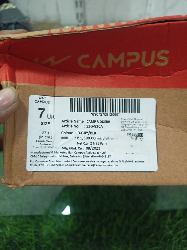 CAMPUS CAMP RIDDERR 22G - Snowy Mint, 9