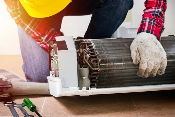 Split AC External Dust/stick removal