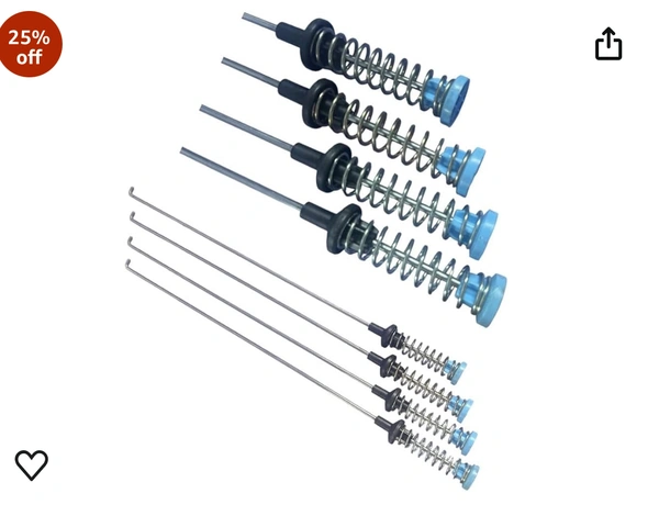 LG. Top Load Washing Machine (24 Inch) Suspension Rods - Front Load, 24 Inch