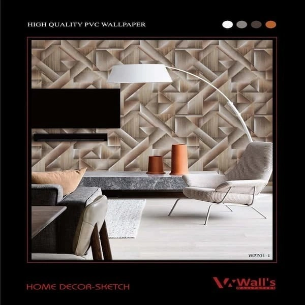 HOME DECOR-SKETCH Wallpaper 1 - 0.53 mtrs X 10 mtrs = 57 Sqft, 1.2kgs
