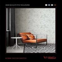 HOME DECOR-SKETCH Wallpaper 7 - 0.53 mtrs X 10 mtrs = 57 Sqft, 1.2kgs