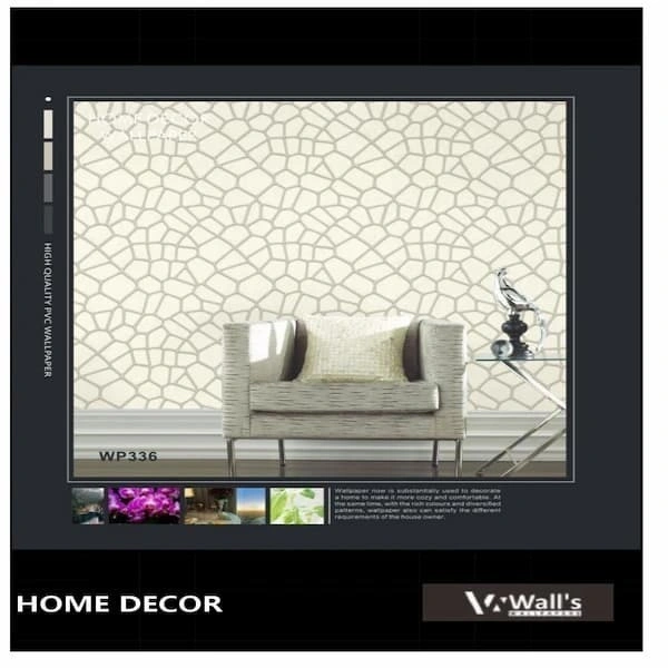 Home Decor WP336 - 0.53 mtrs X 10 mtrs = 57 Sqft, 1.2kgs