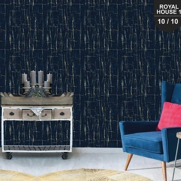 Royal House Wallpaper 2 - 0.53 mtrs X 10 mtrs = 57 Sqft, 1.2kgs