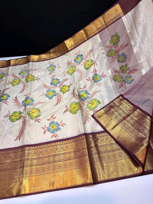 Tissue Kanchi Silk Saree - KTS001