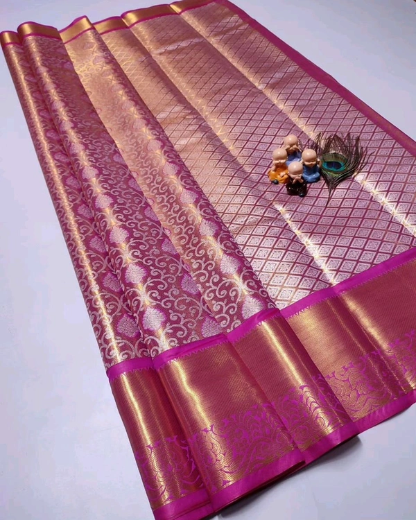 Kanjivaram Tissue Silk Saree - L05002