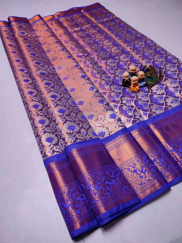 Kanjivaram Tissue Silk Saree - L05004