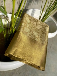 Nita Ambani Inspired Soft Tissue Silk Saree - BT0804
