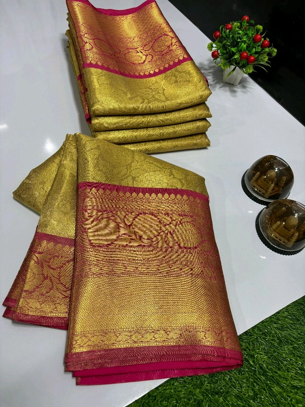 Banarasi Soft Tissue Silk Saree - BS0806