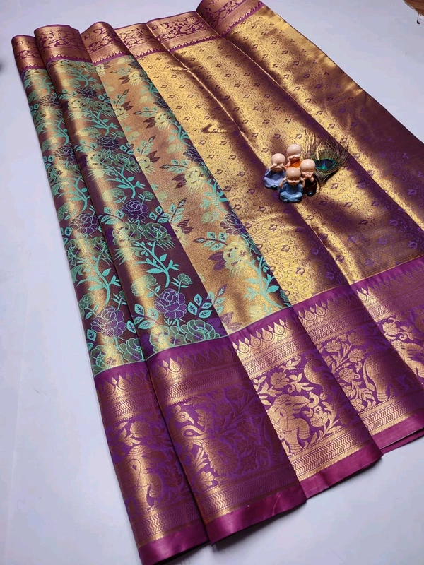 Kanjivaram Tissue Silk Saree - L05013