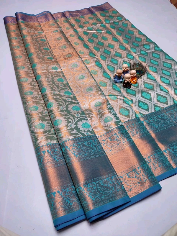 Kanjivaram Tissue Silk Saree - L05014