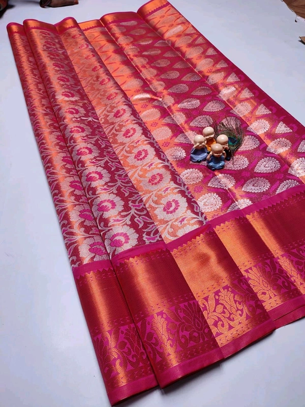 Kanjivaram Tissue Silk Saree - L05015