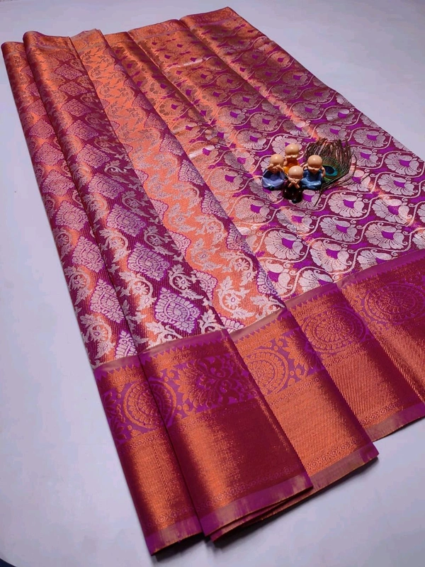 Kanjivaram Tissue Silk Saree - L05016