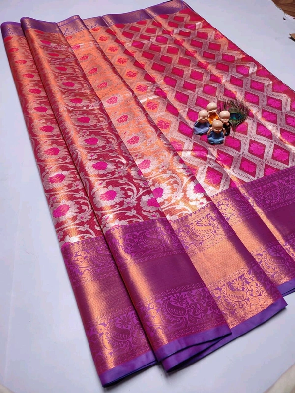 Kanjivaram Tissue Silk Saree - L05017