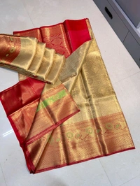 BT9104 Banarasi Kanjivaram Tissue Katan Soft Silk Saree