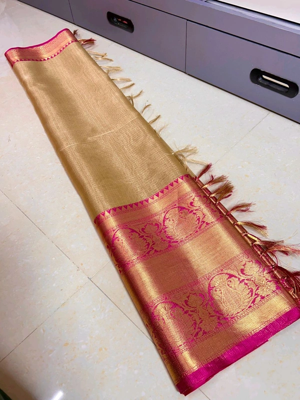 BT9105 Banarasi Kota Check Tissue Saree