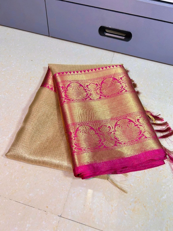 BT9105 Banarasi Kota Check Tissue Saree