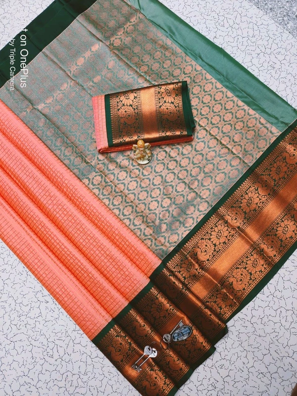 L13001 Very Rich Soft Silk Saree - Wild Watermelon